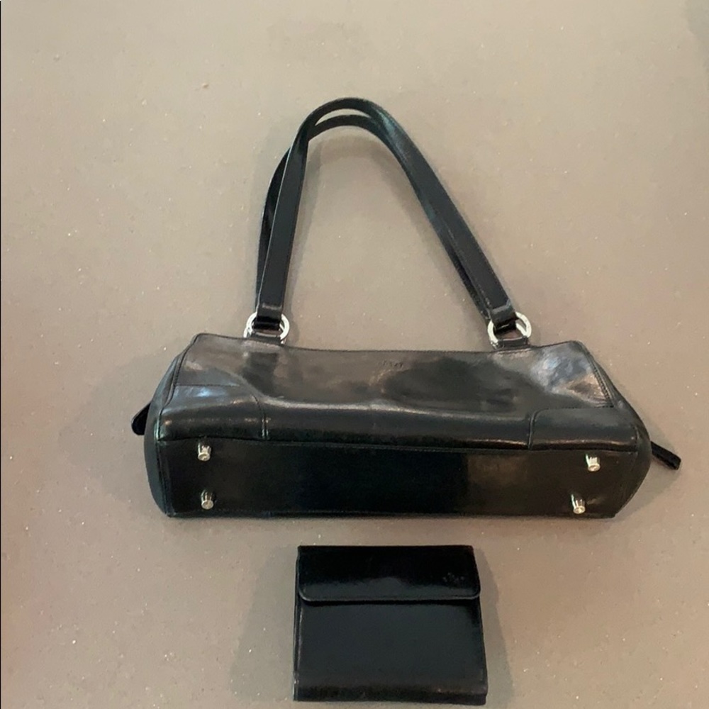 MONSAC shoulder bag and matching wallet